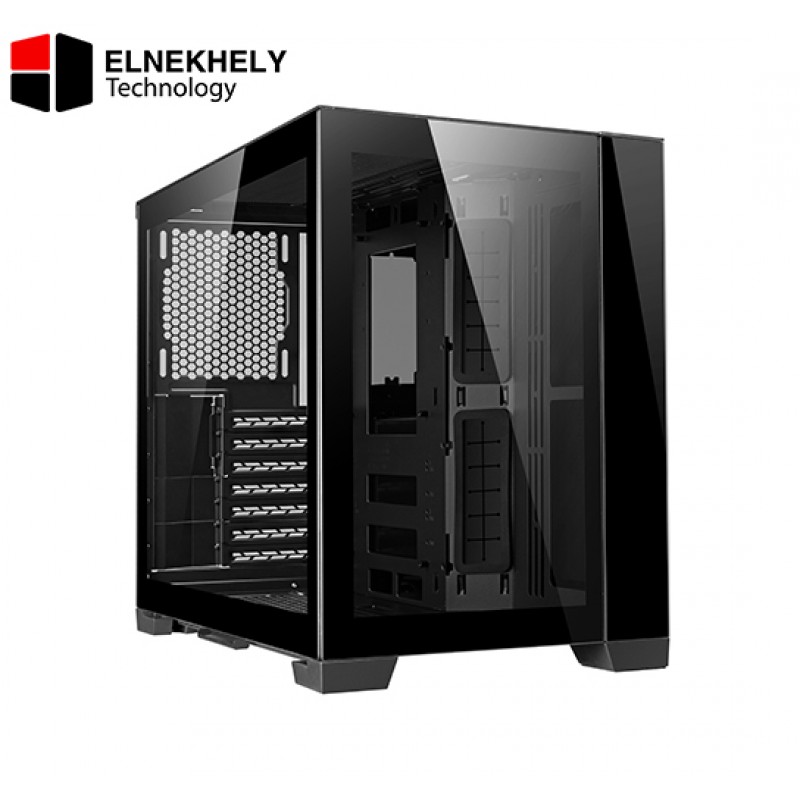 Lian Li O11D MINI‑X – Compact ATX/M‑ATX/Mini‑ITX Tower, Dual‑Chamber, SPCC/Aluminum/Tempered Glass, Up to 9 Fans & Triple 360 mm Radiators